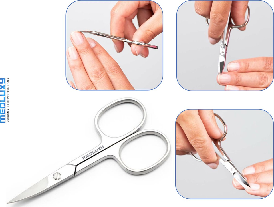Medluxy - Nagelschaar - 9 cm - Gebogen snijvlak - MP0500